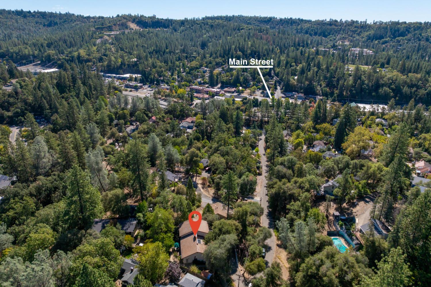 2921 Miller Way Placerville, CA 95667 - Photo 28 of 29 a view of a town with mountains in the background