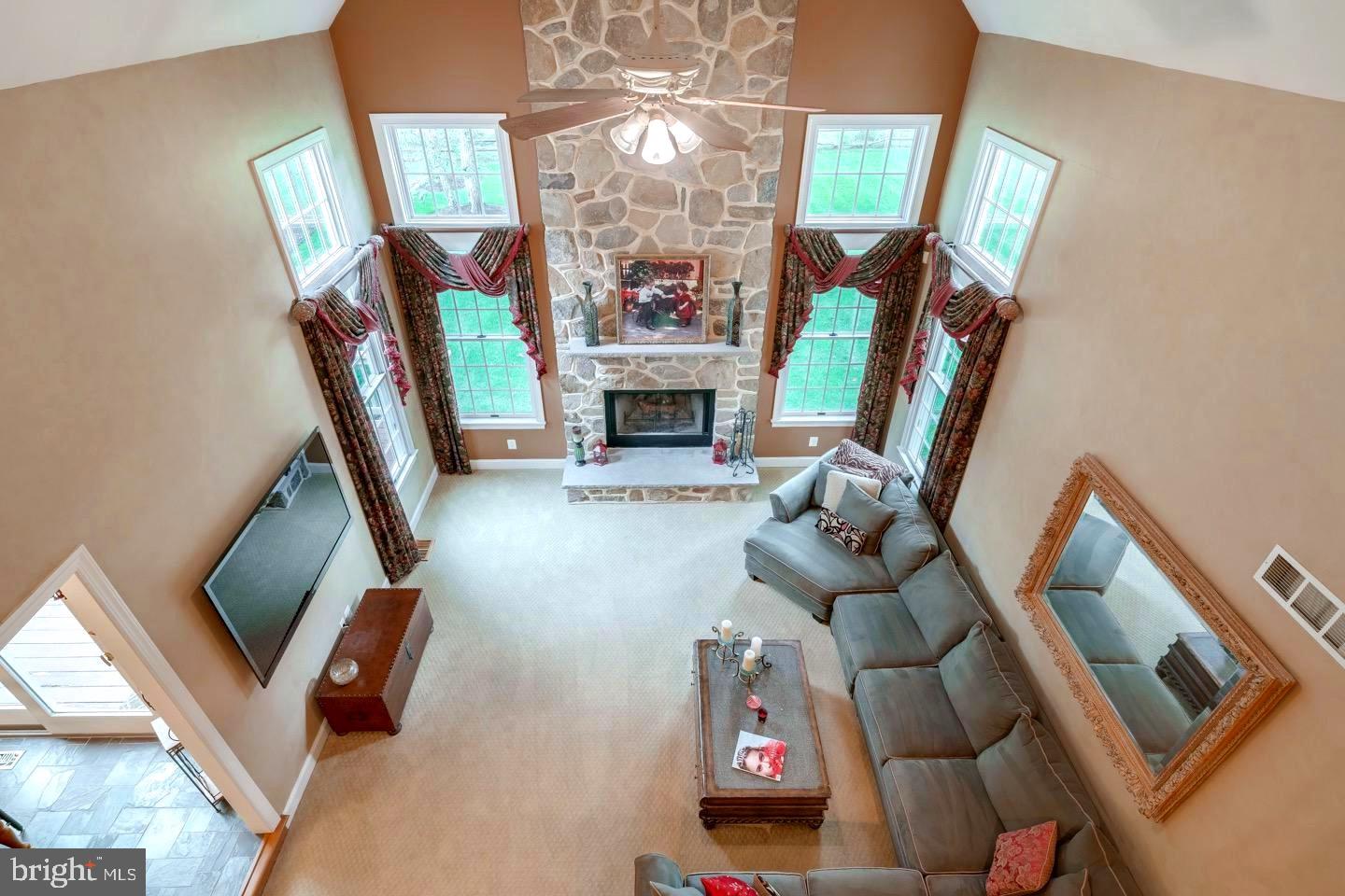 57 Bortons Road Marlton, NJ 08053 - Photo 13 of 41 Upstairs overlooking the GREAT ROOM/FAMILY ROOM