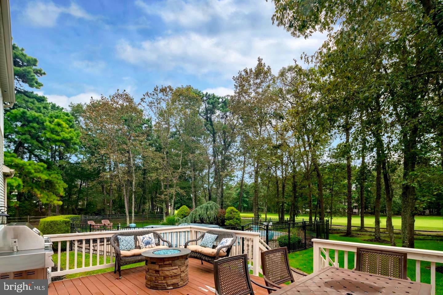 57 Bortons Road Marlton, NJ 08053 - Photo 35 of 41 Deck overlooking the POOl