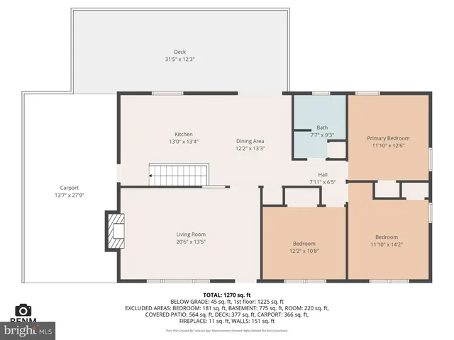 a picture of a room with wall painting