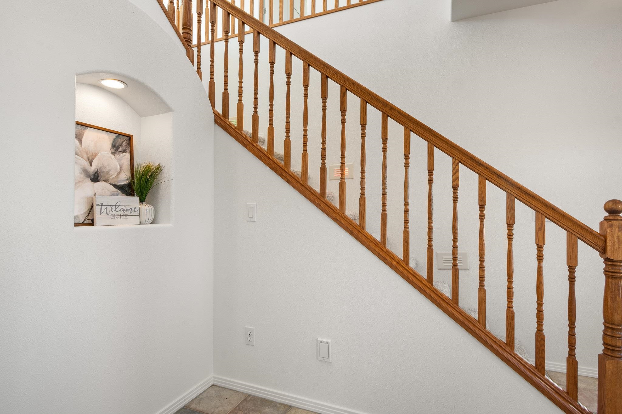 2107 I I- 1/2 Road Grand Junction, CO 81505 - Photo 8 of 42 a view of staircase with railing and white walls