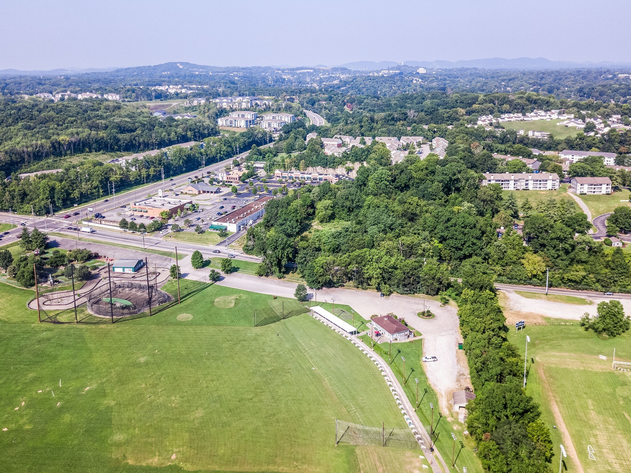 5215 Blue Hole Road Antioch, TN 37013 - Photo 7 of 18 an aerial view of residential houses with outdoor space and trees