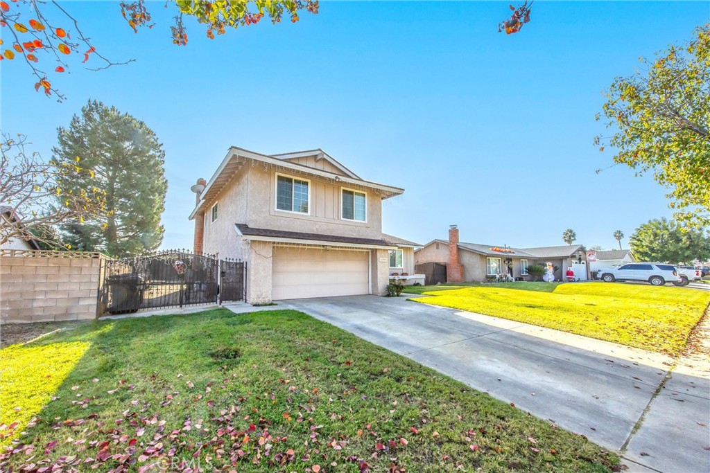 10399 Monte Vista Street Rancho Cucamonga, CA 91701 - Photo 5 of 43 a view of a house with a big yard and swimming pool