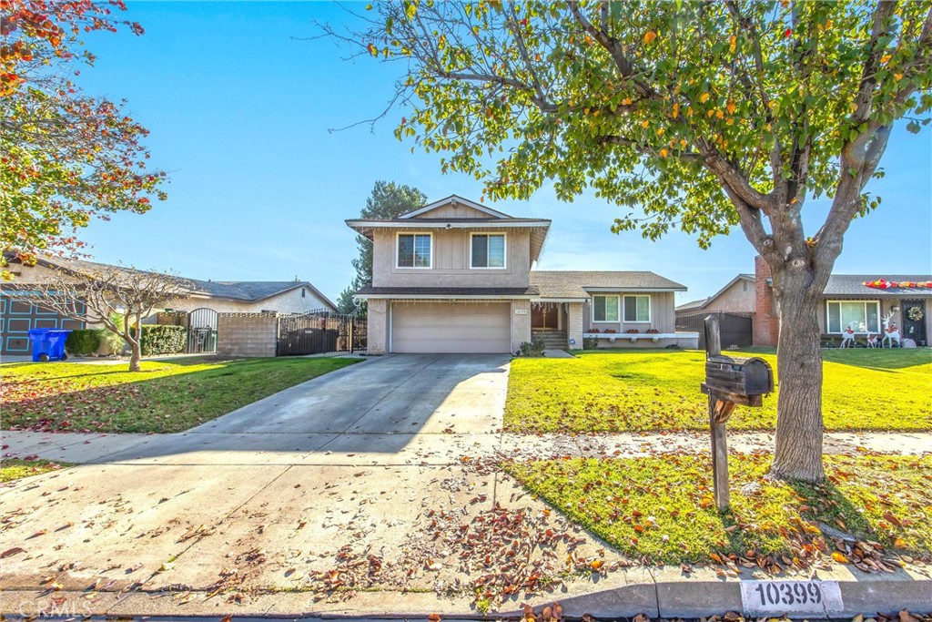 10399 Monte Vista Street Rancho Cucamonga, CA 91701 - Photo 6 of 43 a front view of a house with swimming pool having outdoor seating