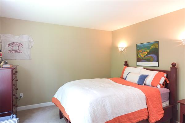 65 Lincoln Road Sudbury, MA 01776 - Photo 20 of 24 a bedroom with a bed and painting on the wall