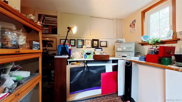 a view of storage and utility room