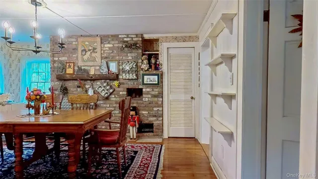 a view of a balcony dining area