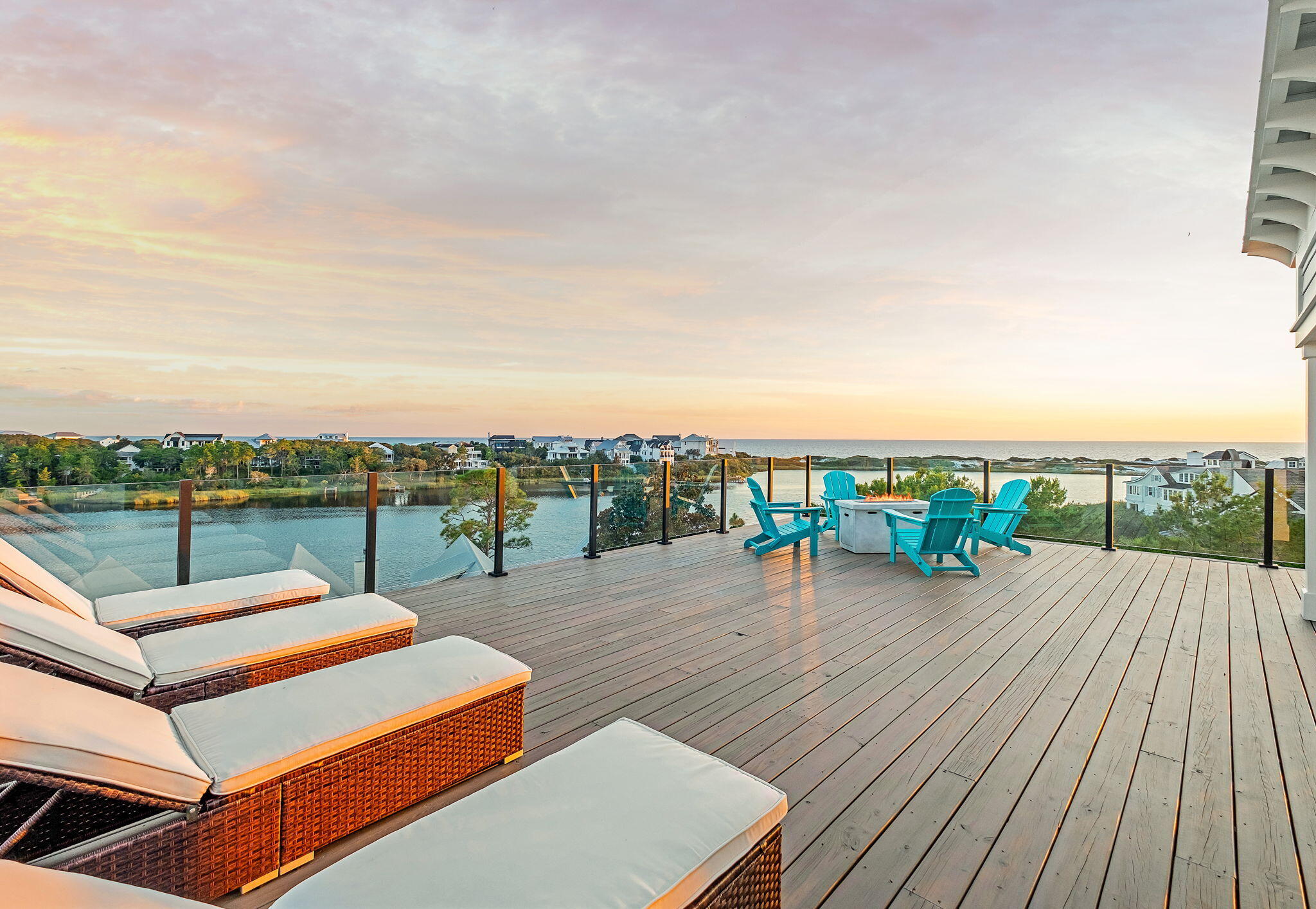 7570 East County Highway 30A Watersound, FL 32461 - Photo 14 of 64 a view of a terrace with chairs