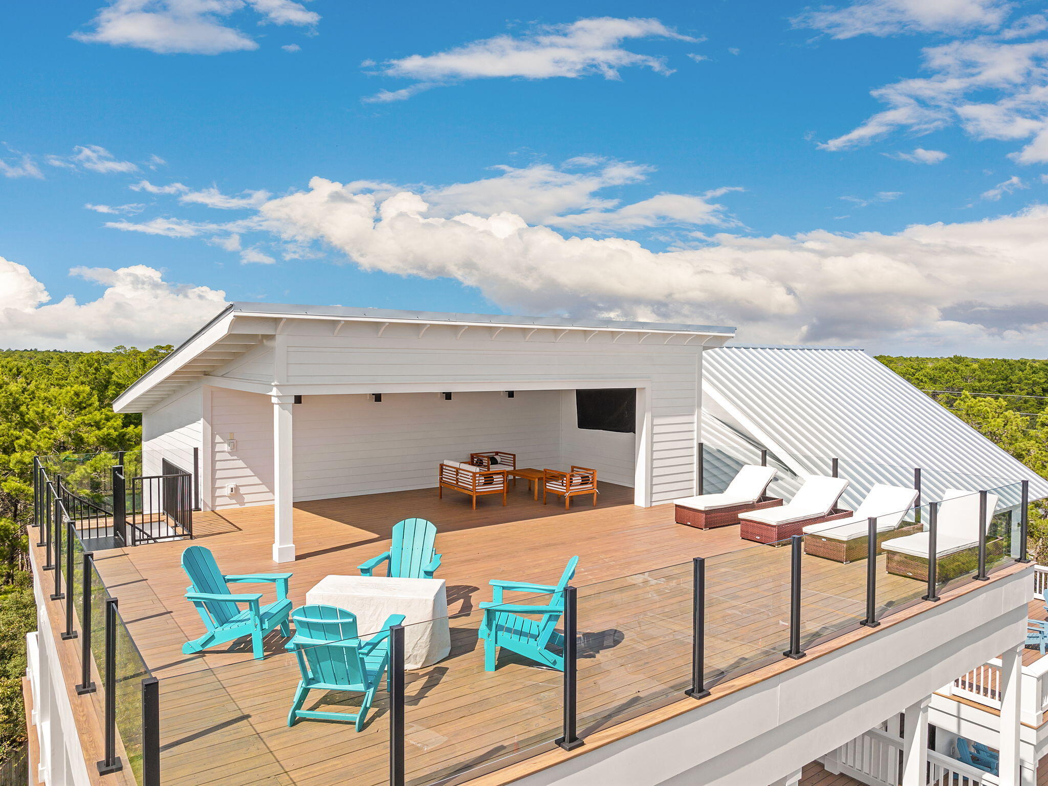 7570 East County Highway 30A Watersound, FL 32461 - Photo 16 of 64 a view of a terrace with chairs