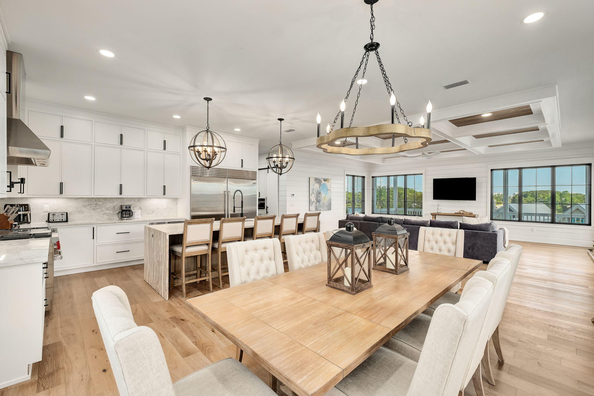7570 East County Highway 30A Watersound, FL 32461 - Photo 23 of 64 a view of a dining room with furniture