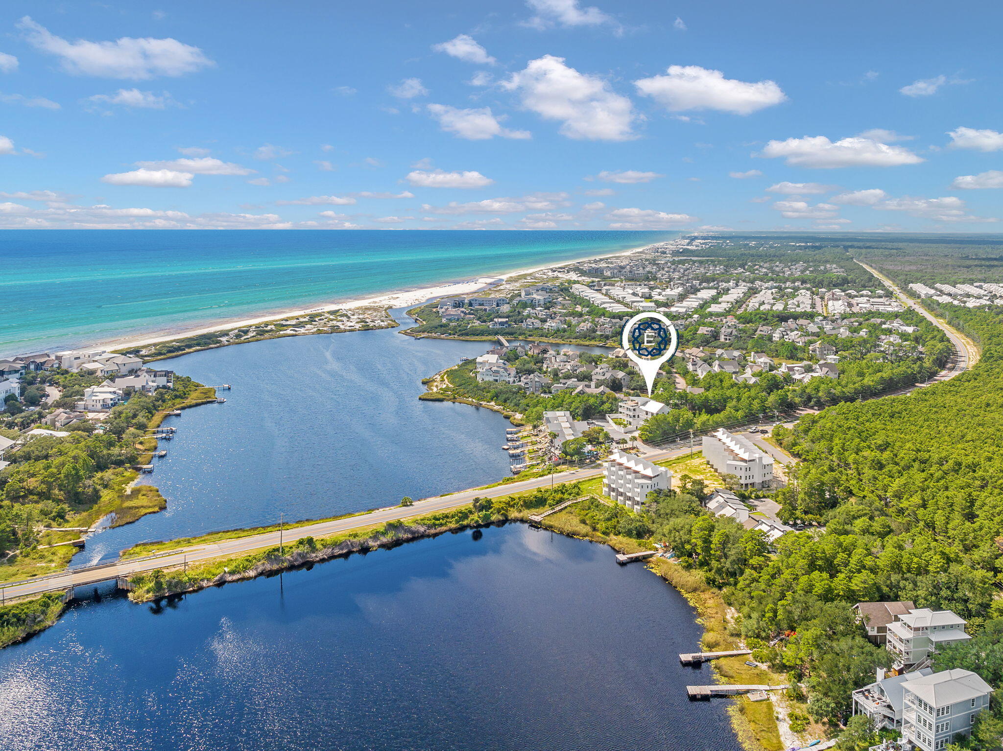 7570 East County Highway 30A Watersound, FL 32461 - Photo 62 of 64 a view of an ocean and beach