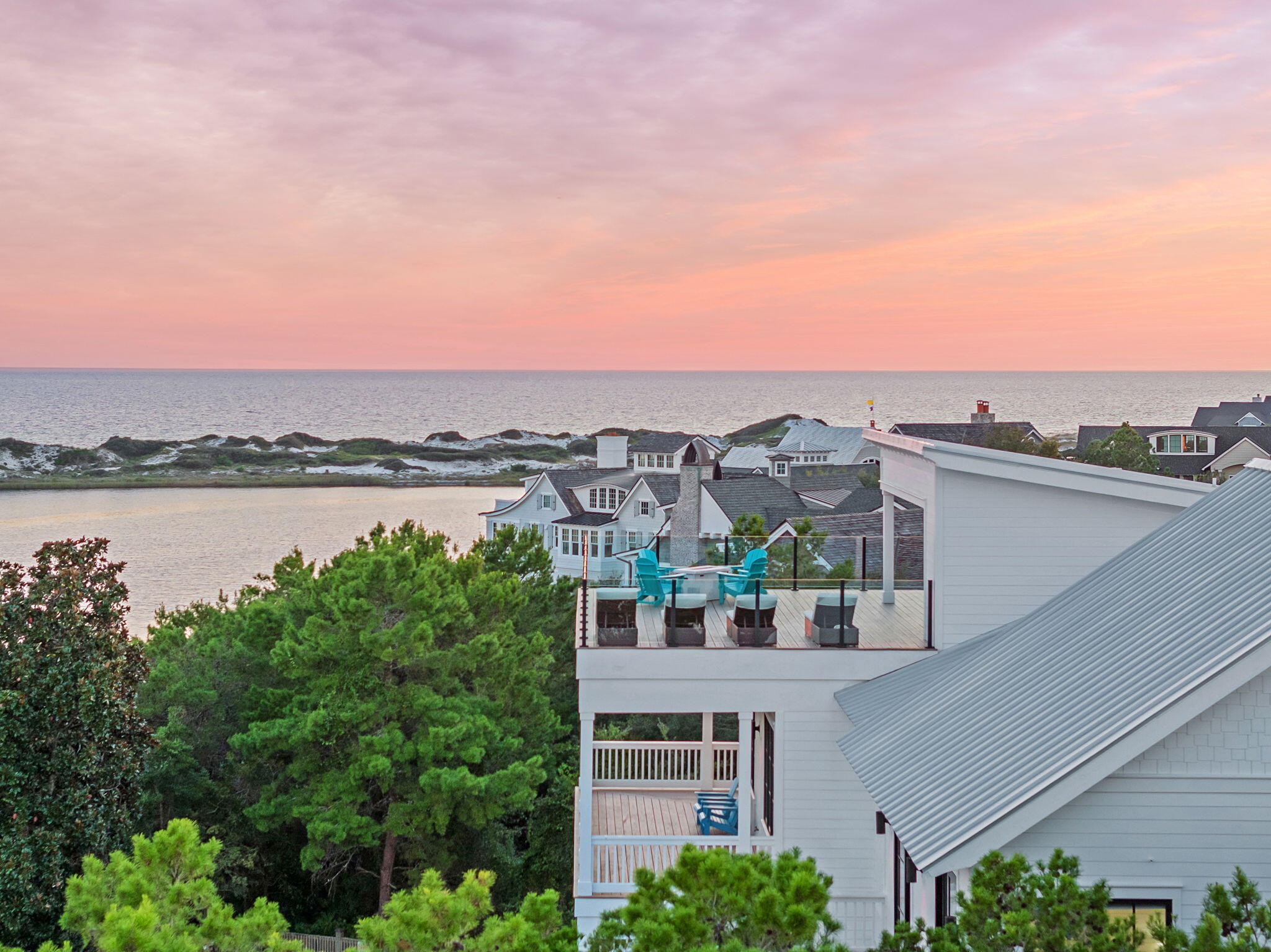 7570 East County Highway 30A Watersound, FL 32461 - Photo 10 of 64 a view of a city with a lake view