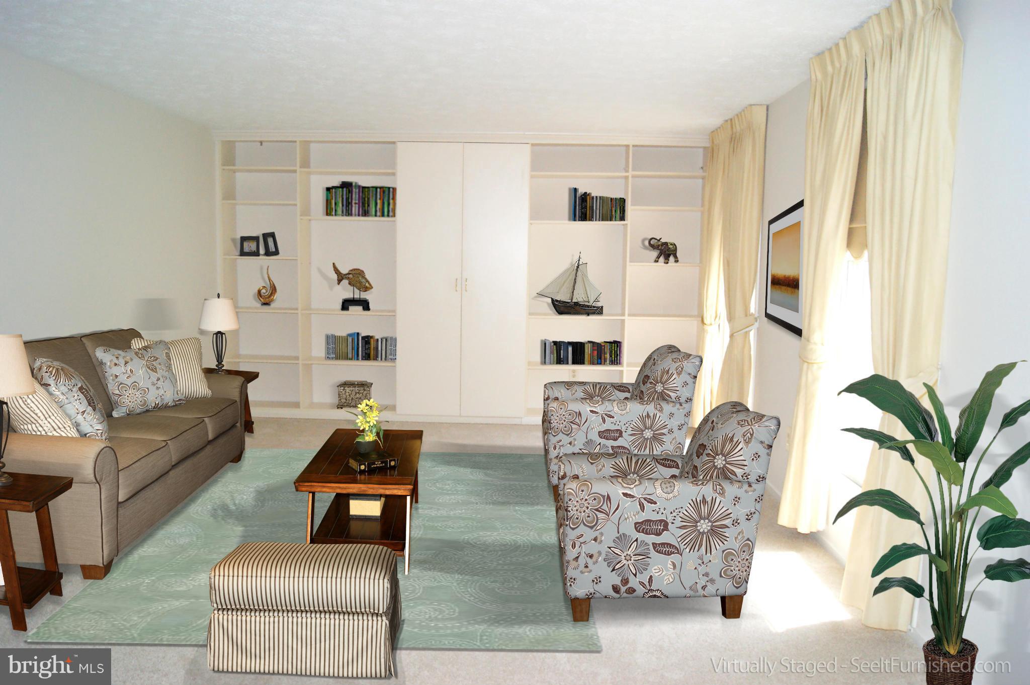 Formal Living Room VIrtually Staged