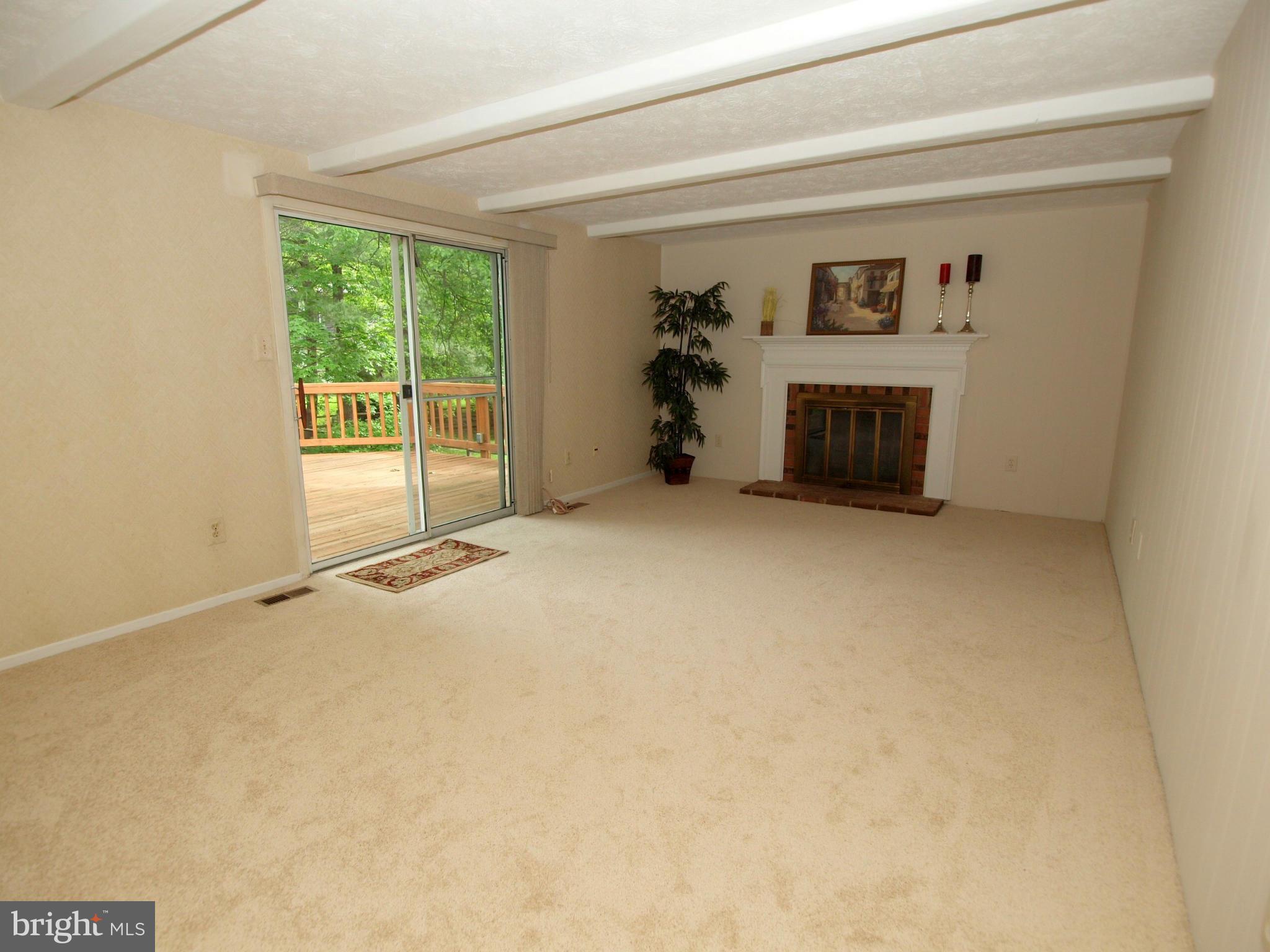 9906 Manet Road Burke, VA 22015 - Photo 11 of 30 Family Room w/Fireplace, New Carpet!
