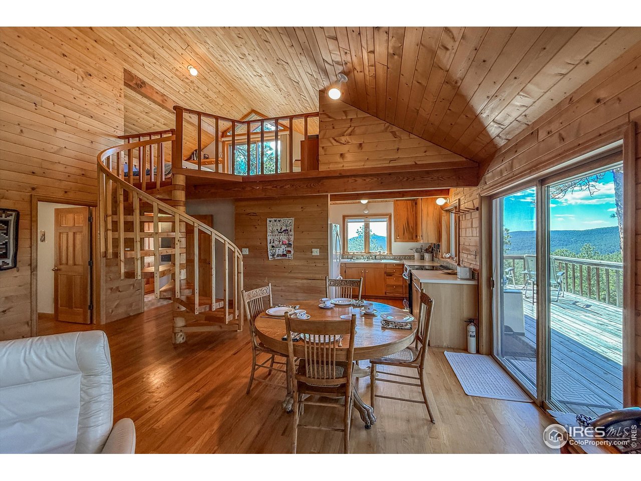 18673 Highway 7 Lyons, CO 80540 - Photo 20 of 39 Endless views from the heart of the cabin