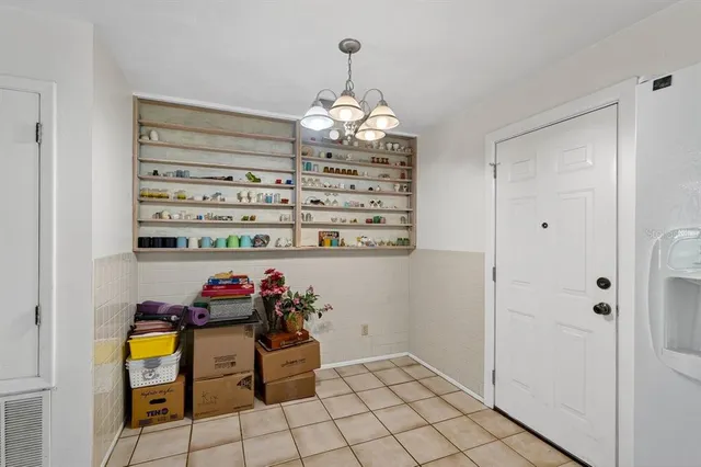 a view of storage and utility room