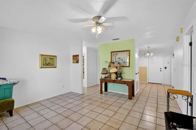 a view of room with furniture