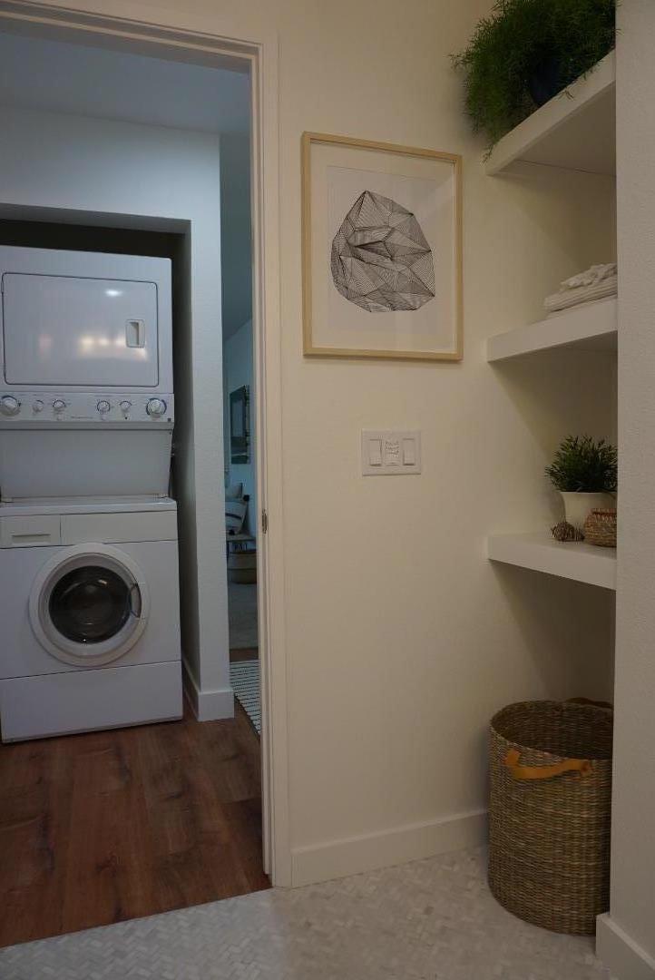 666 Encore Way San Jose, CA 95134 - Photo 30 of 41 a utility room with dryer and washer