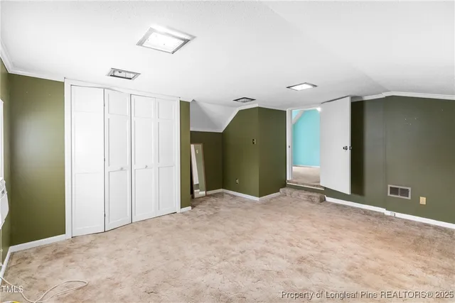 a view of an empty room