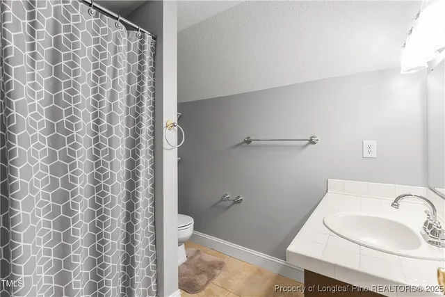 a bathroom with a sink and toilet