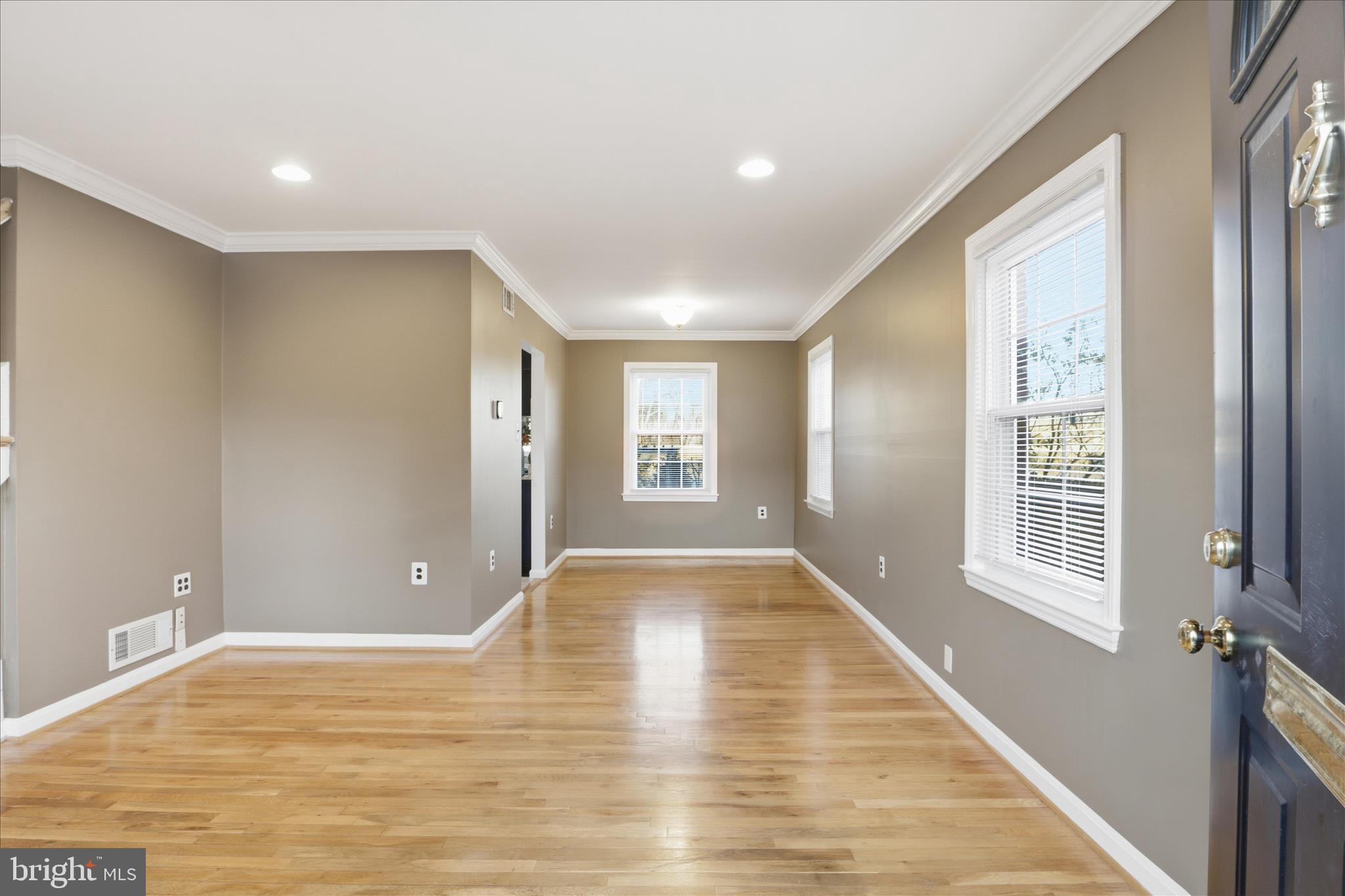 2238 Arlington Terrace Alexandria, VA 22303 - Photo 11 of 37 a view of empty room with wooden floor and fan
