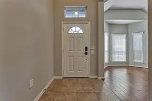 a view of entryway with front door