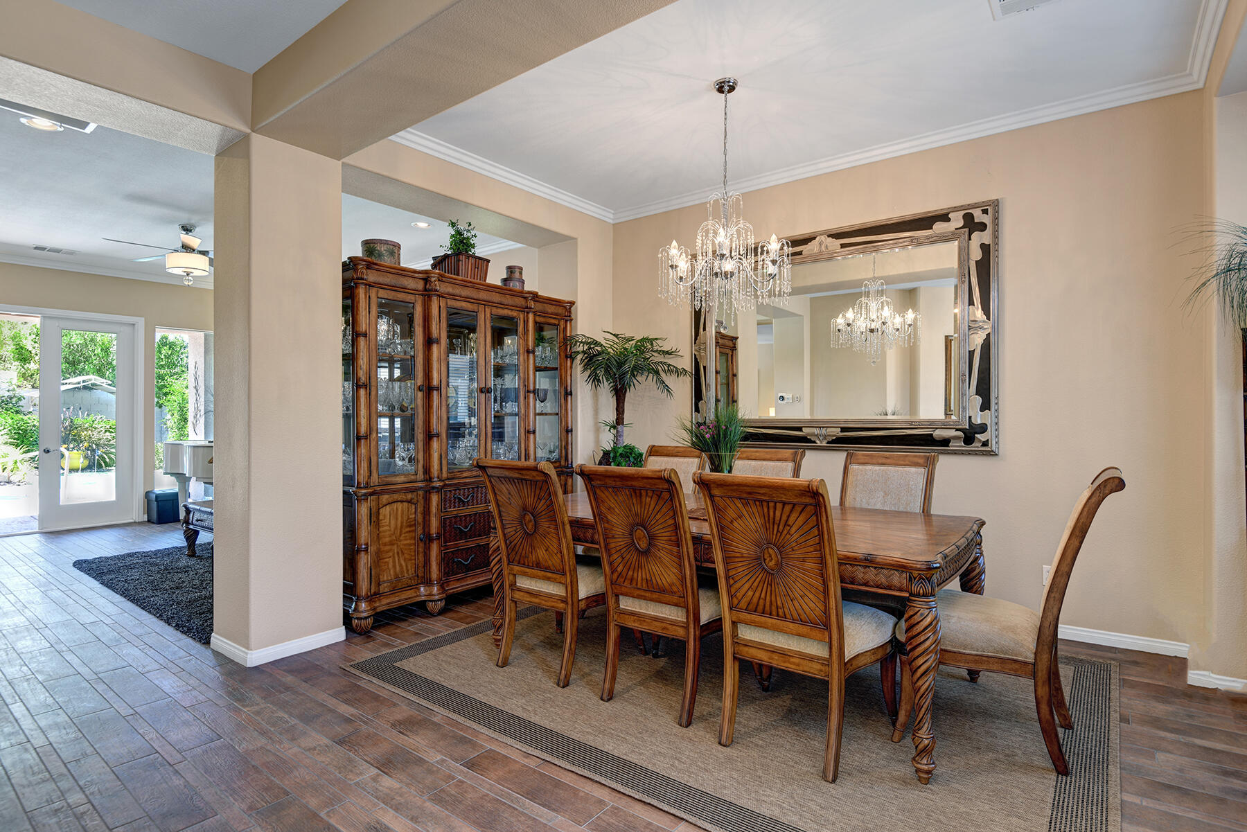 19 Orleans Road Rancho Mirage, CA 92270 - Photo 10 of 32 DINING ROOM TO LIVING ROOM FROM ENTRY ML