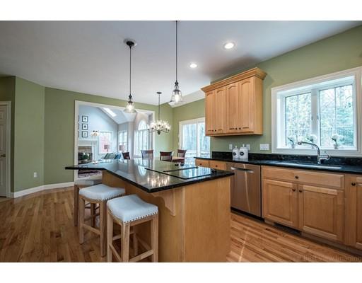 133 Green Road Bolton, MA 01740 - Photo 11 of 30 a kitchen with granite countertop a sink cabinets and window