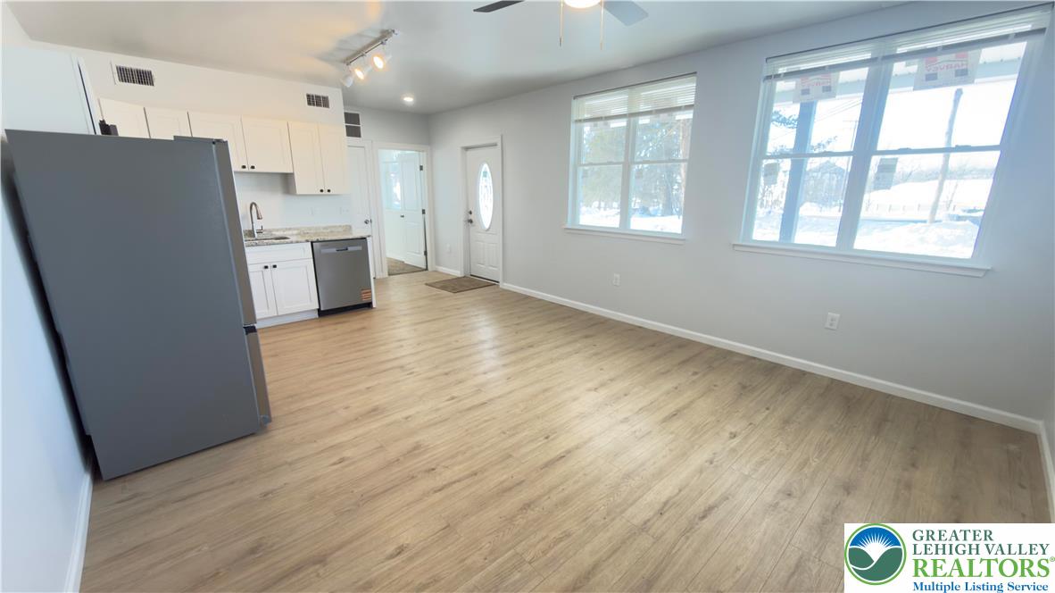 403 North Walnut Street, Unit D Bath, PA 18014 - Photo 5 of 17 a view of kitchen with wooden floor
