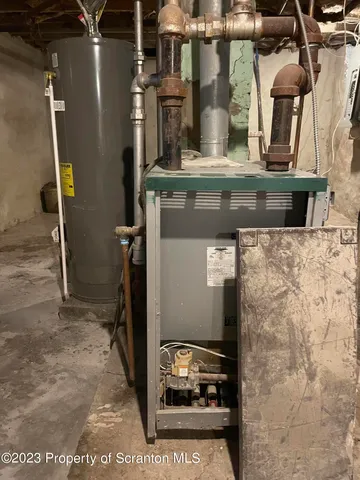 a view of water heater room