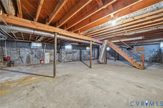 a view of under construction room and staircase