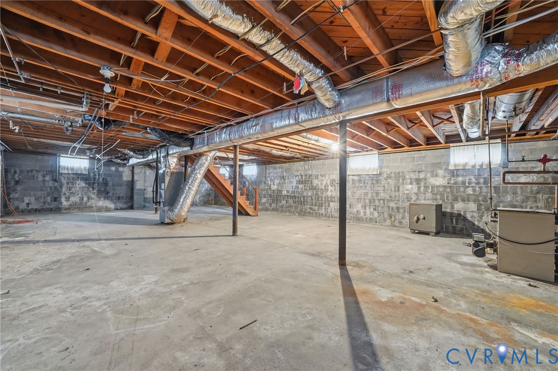 6726 Newtown Road St. Stephens Church, VA 23148 - Photo 49 of 50 a view of under construction room and staircase