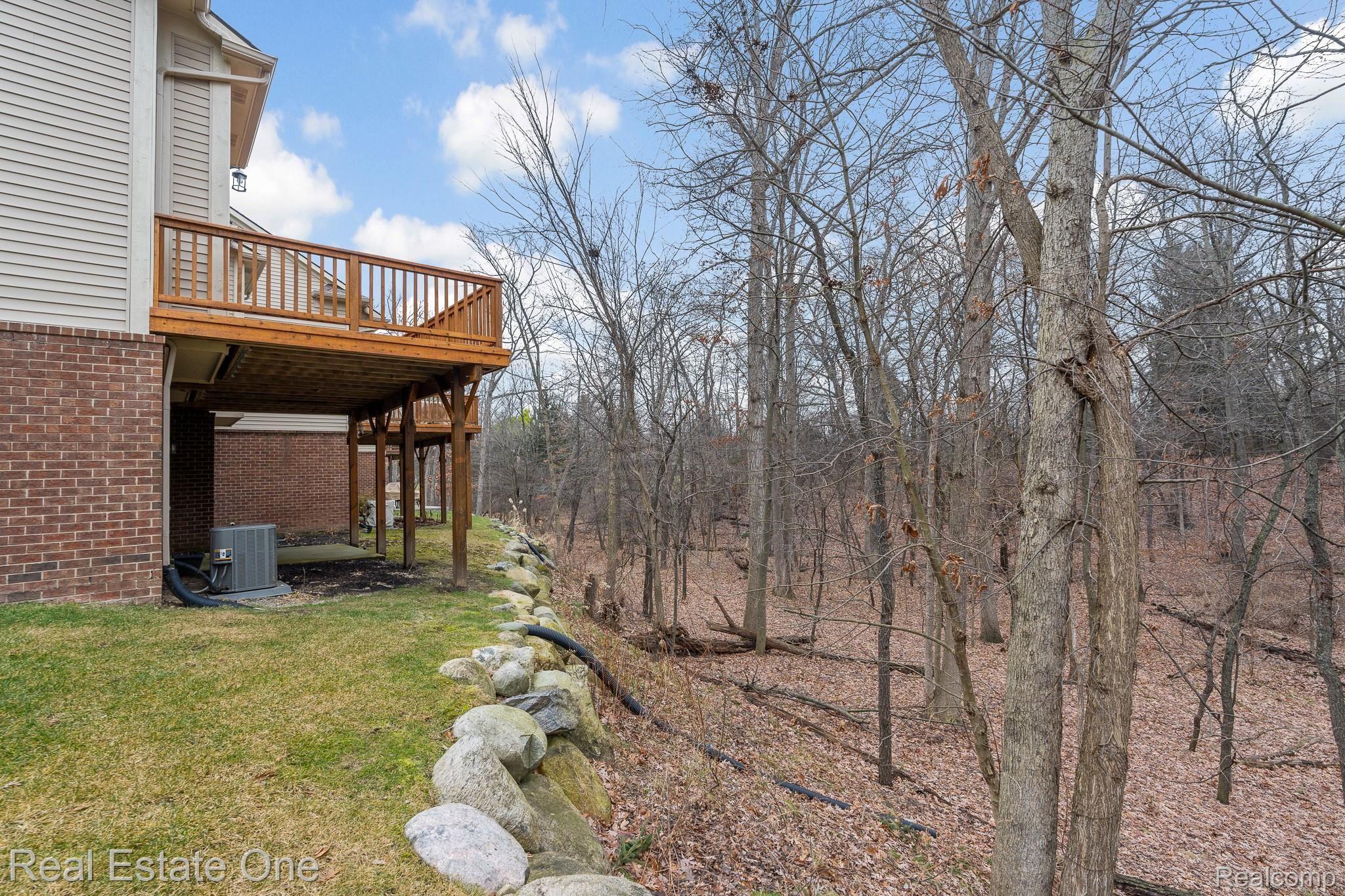 545 Andover Court, Unit 37 Rochester, MI 48306 - Photo 33 of 37 Private & Wooded Area behind Condo
