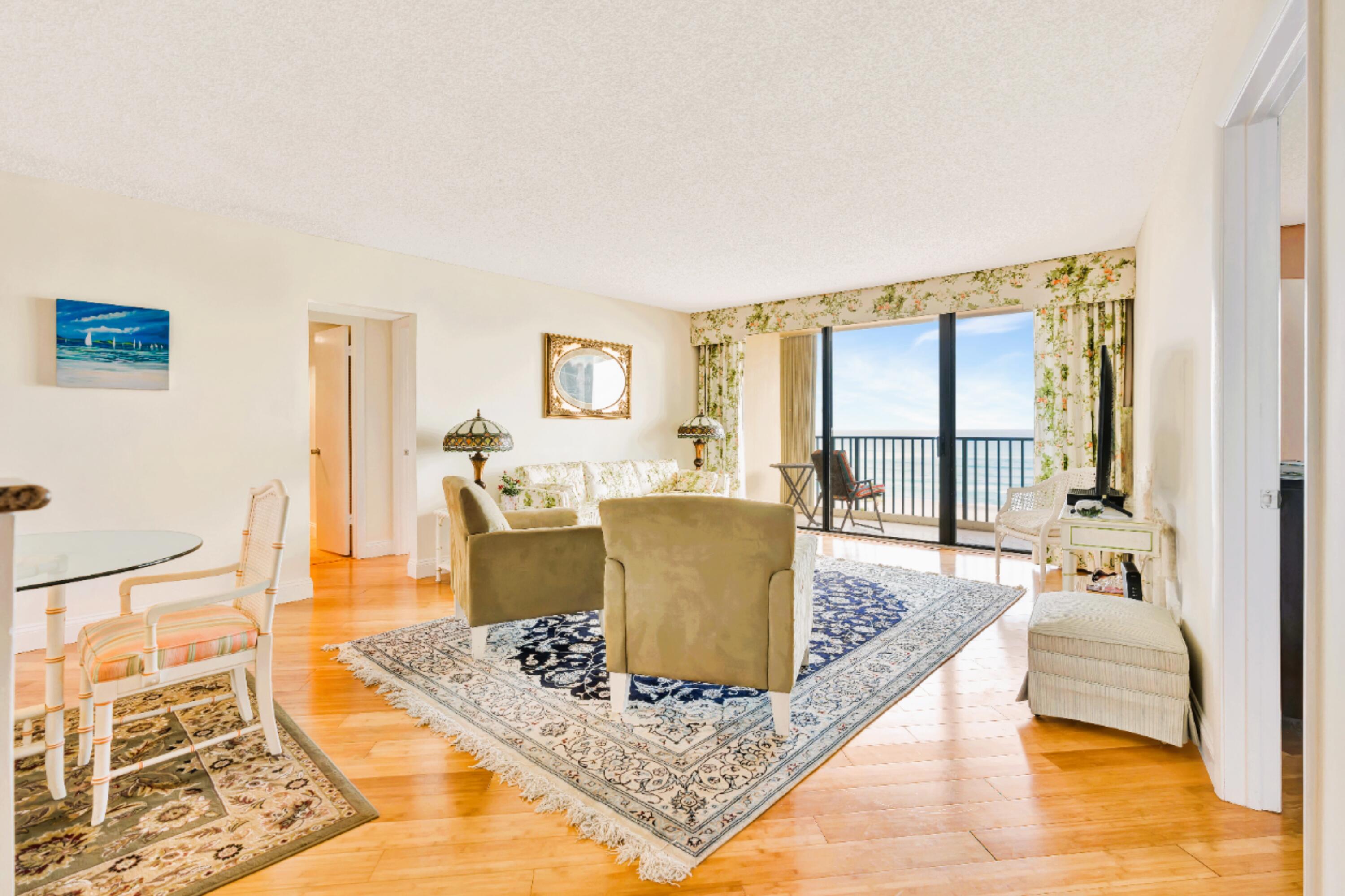 300 Ocean Trail Way, Unit 1008 Jupiter, FL 33477 - Photo 3 of 24 living room with ocean view