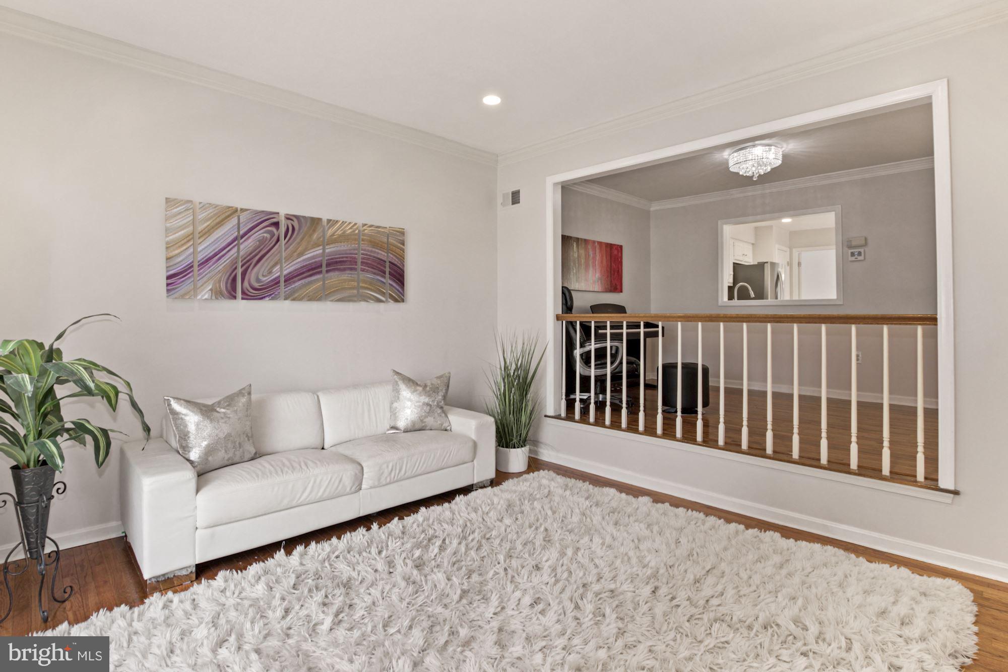 1106 Arcola Avenue Silver Spring, MD 20902 - Photo 4 of 33 Living room-open to dining room