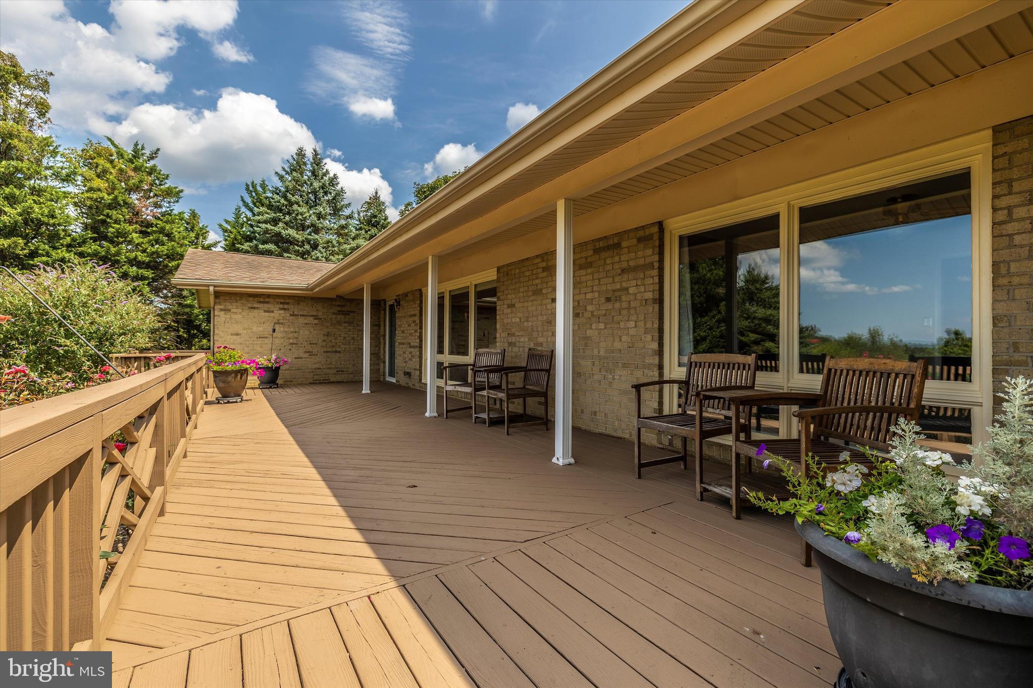 11057 Bennie Duncan Road Frederick, MD 21701 - Photo 7 of 89 Large deck for watching the sunset!
