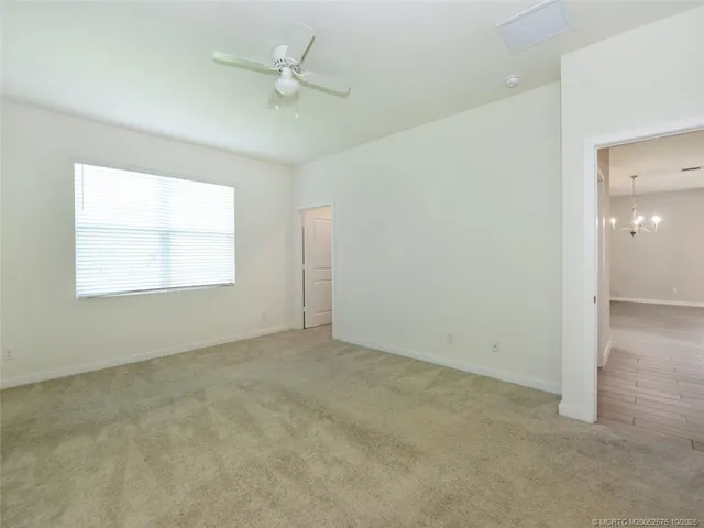 a view of an empty room