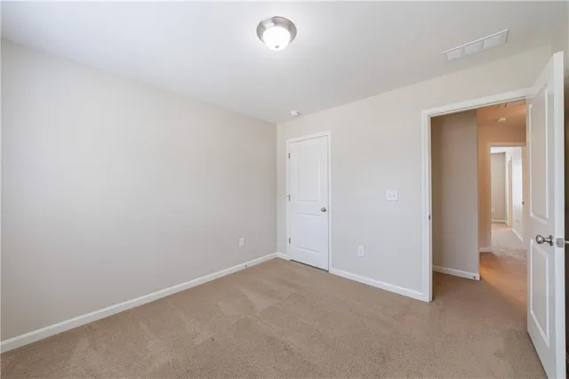 a view of an empty room