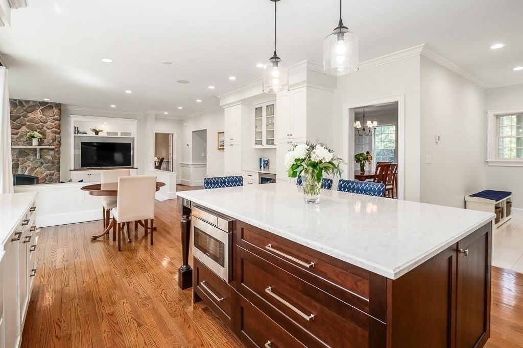 17 Patton Drive Hamilton, MA 01982 - Photo 9 of 37 a view of kitchen island with breakfast area