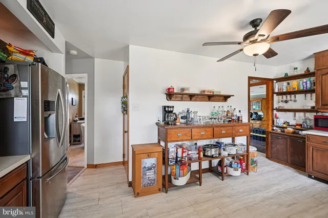 a view of a storage in a room