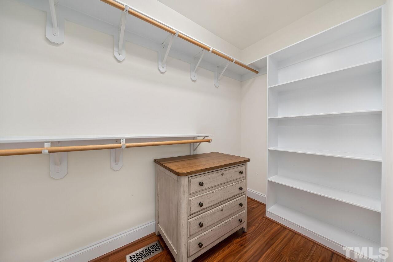 48 Eagle Pointe Lane Clayton, NC 27520 - Photo 14 of 21 a view of an empty walk in closet