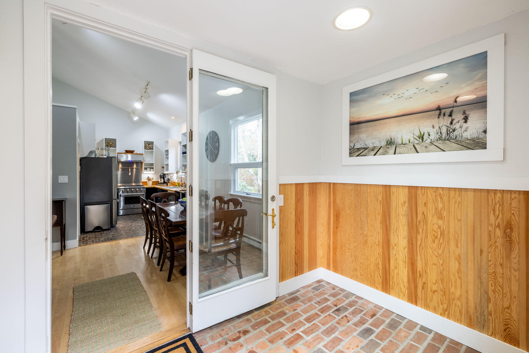 259 State Road West Tisbury, MA 02568 - Photo 8 of 23 Entry with brick floor