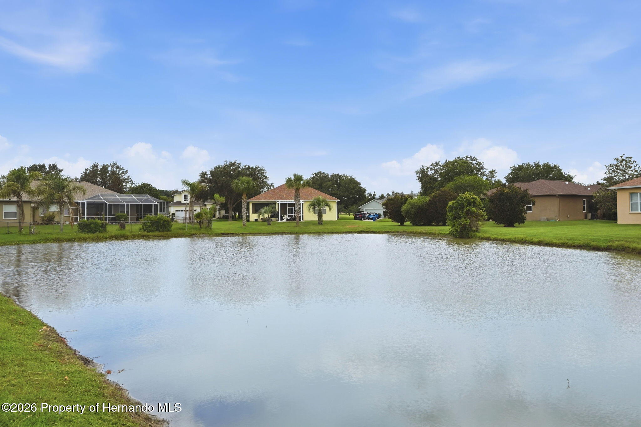 18131 Rivard Boulevard Brooksville, FL 34604 - Photo 51 of 66 a view of a lake with a big yard