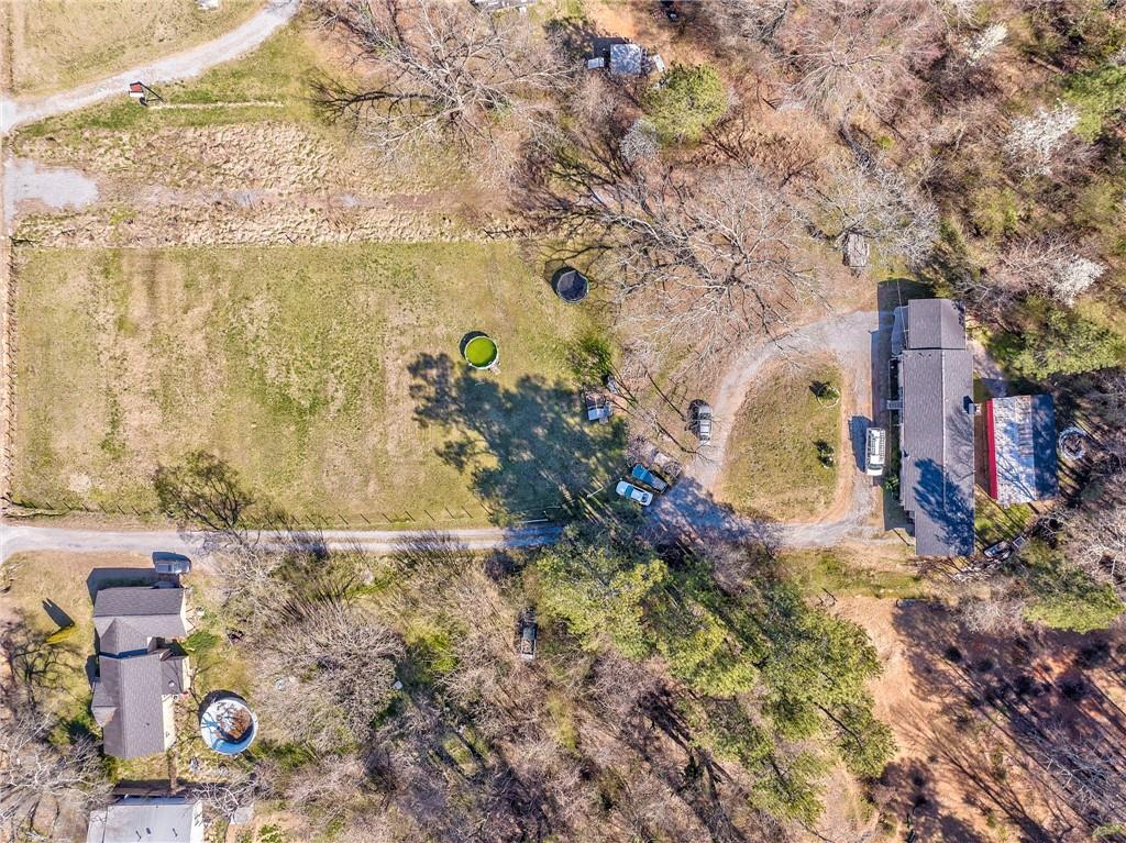 424 Wayside Road Rome, GA 30161 - Photo 16 of 16 a aerial view of a house with a yard and mountain view in back