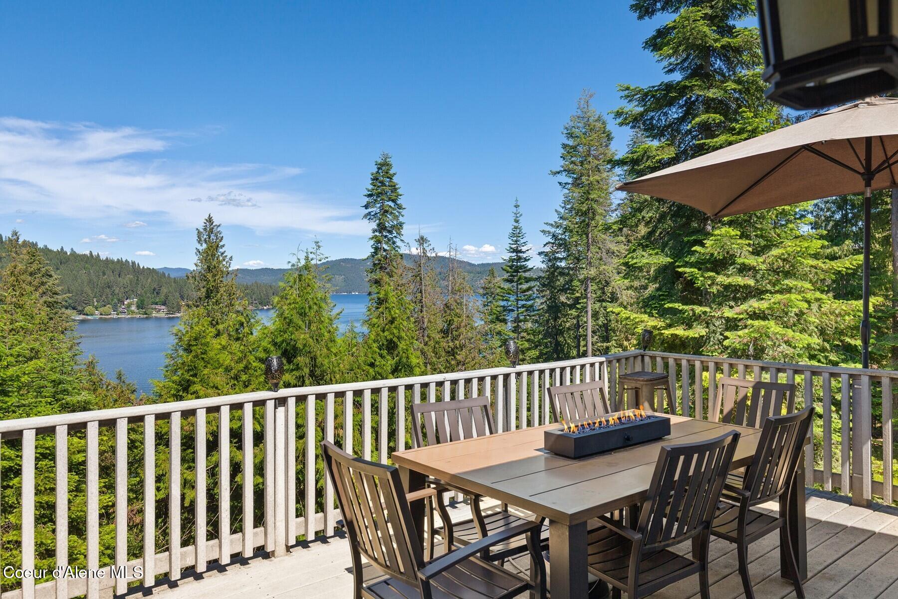 19820 South Alcan Road Coeur D'Alene, ID 83814 - Photo 52 of 81 Deck with Lake Views