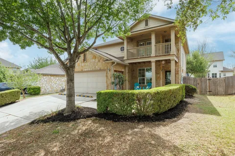 a front view of a house with porch