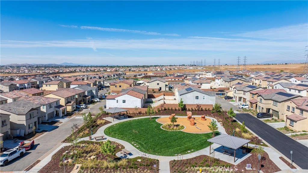 2271 Linden Lane Banning, CA 92220 - Photo 35 of 38 an aerial view of residential houses with outdoor space