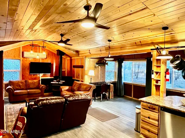 a outdoor living space with furniture