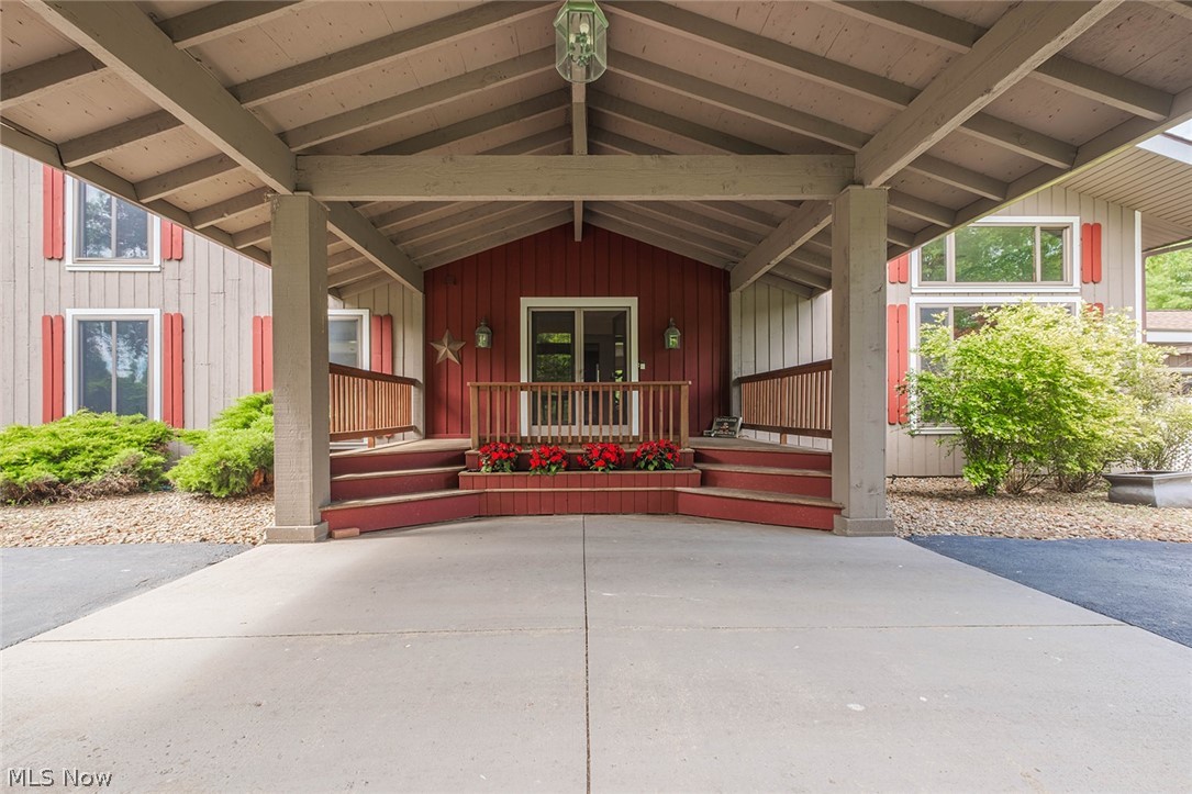 7121 Neff Road Valley City, OH 44280 - Photo 3 of 50 View of exterior entry featuring a porch