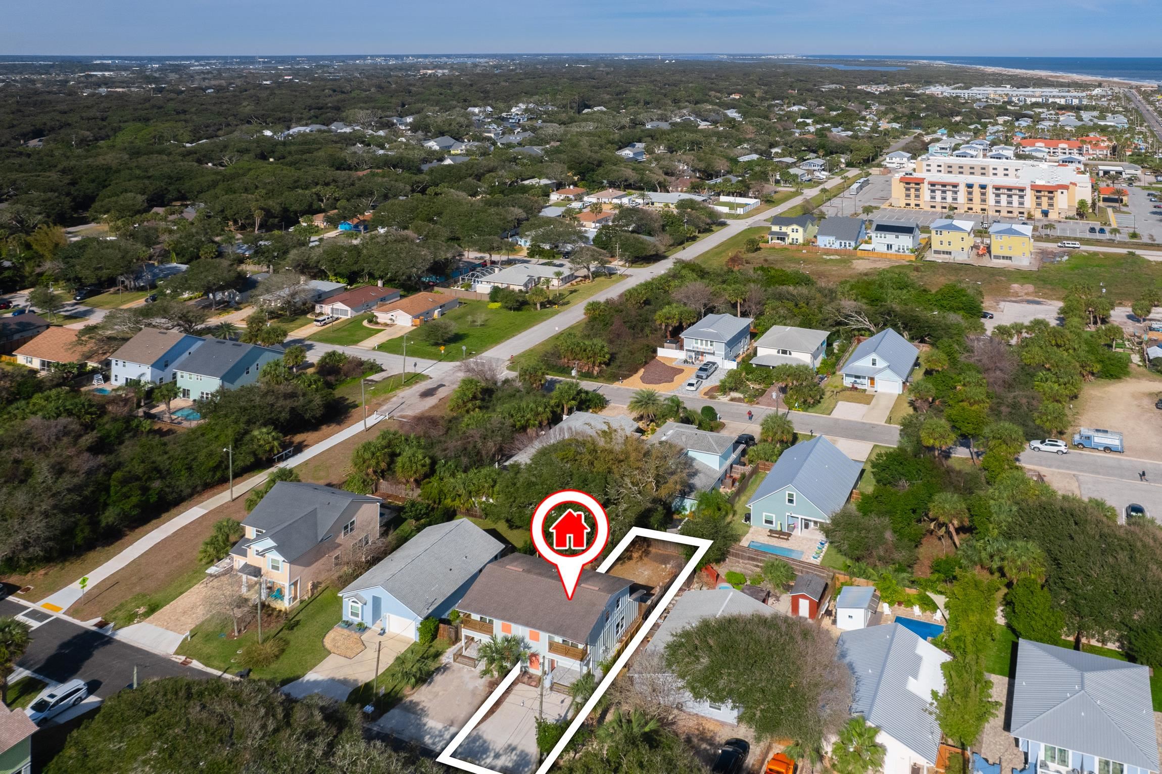 112 2nd Street St. Augustine, FL 32080 - Photo 41 of 49 an aerial view of a city